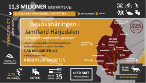 Infograf 2019 Fakta turism Jämtland Härjedalen