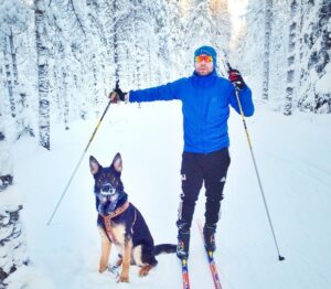 Martin Johansson längdåkning hund