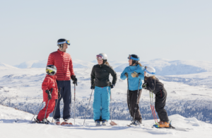 Skidor familj alpin Niclas Vestefjell