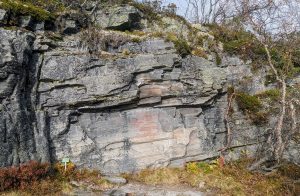 Hällmålningar Flatruet Funäsfjällen