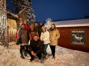 Pressresa Express train to first snow Åre Östersund 2024