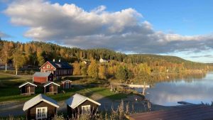 Rötvikens camping i Krokoms kommun. Foto Lena Alke