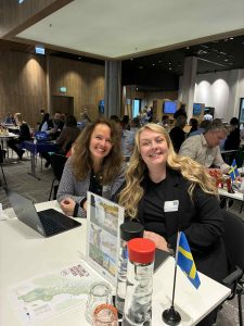 Pauline & Anne på Nordic Workshop i Frankfurt 2025.