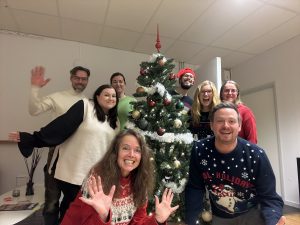 Personalen på Jämtland Härjedalen Turism julen 2025