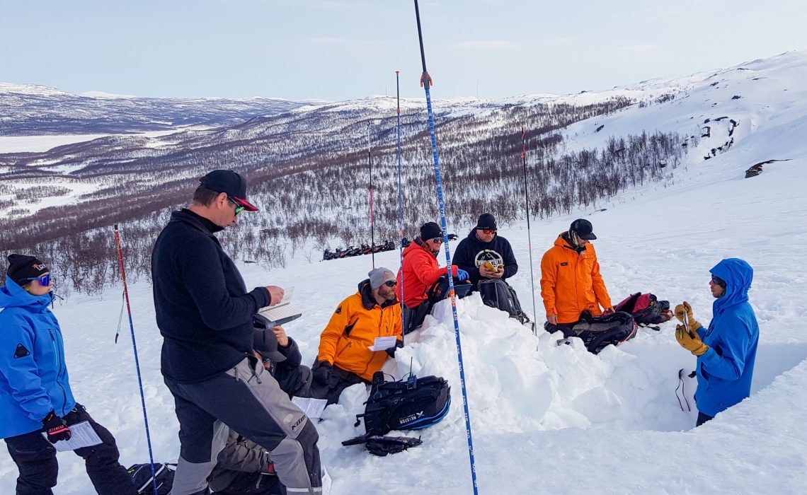 Lavinsäkerhet. Foto: Rickard Lövgren