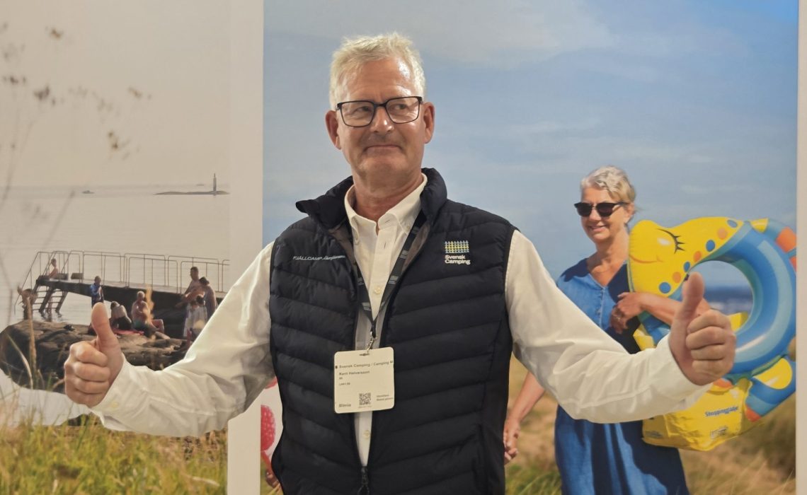 Kent Halvarsson, Åkersjöstrands camping, leder nätverk i Jämtland Härjedalen. Foto: Privat