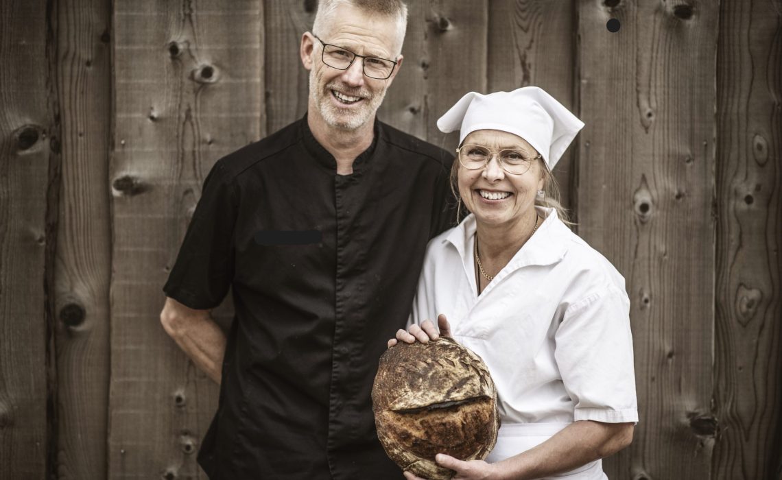Bernt och Maria Follinger på Follingers Bröd & Mathantverk, samt Kojbyns camping. Foto: Privat