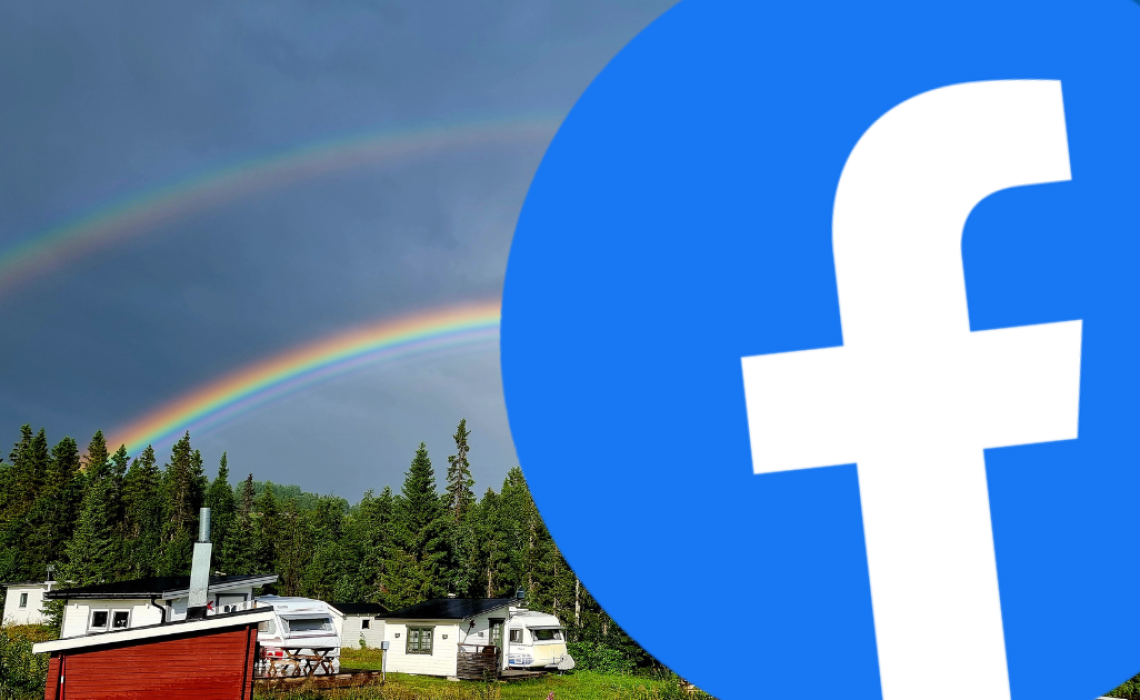 Campingnätevrk i Jämtland Härjedalen startar Facebooksida. Bildmontage: Johan Ericson, JHT