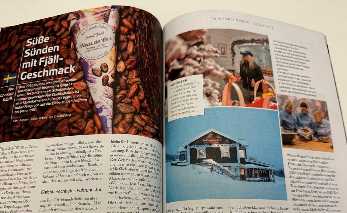 Artikel om Åre Chokladfabrik Nordis