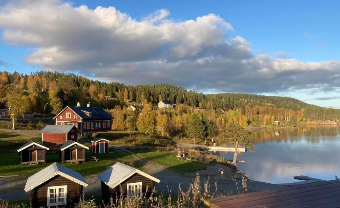 Rötvikens camping i Krokoms kommun. Foto Lena Alke