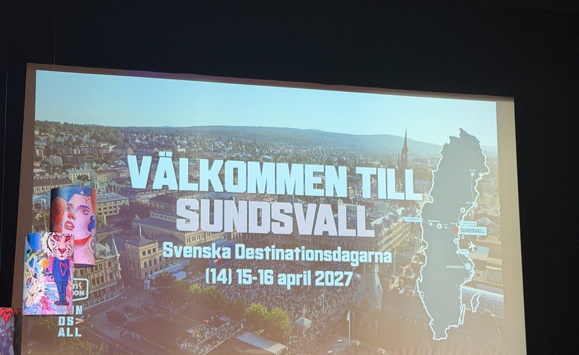 Nästa års värdstad för SDD: Sundsvall. Foto: Pauline Pedersen Lundh