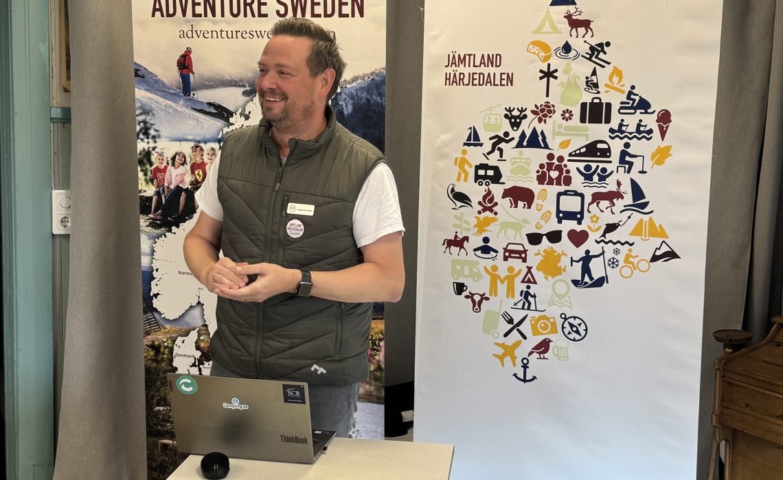 Johan Ericson på campingdag i Österåsen. Foto: Teres Gärdin