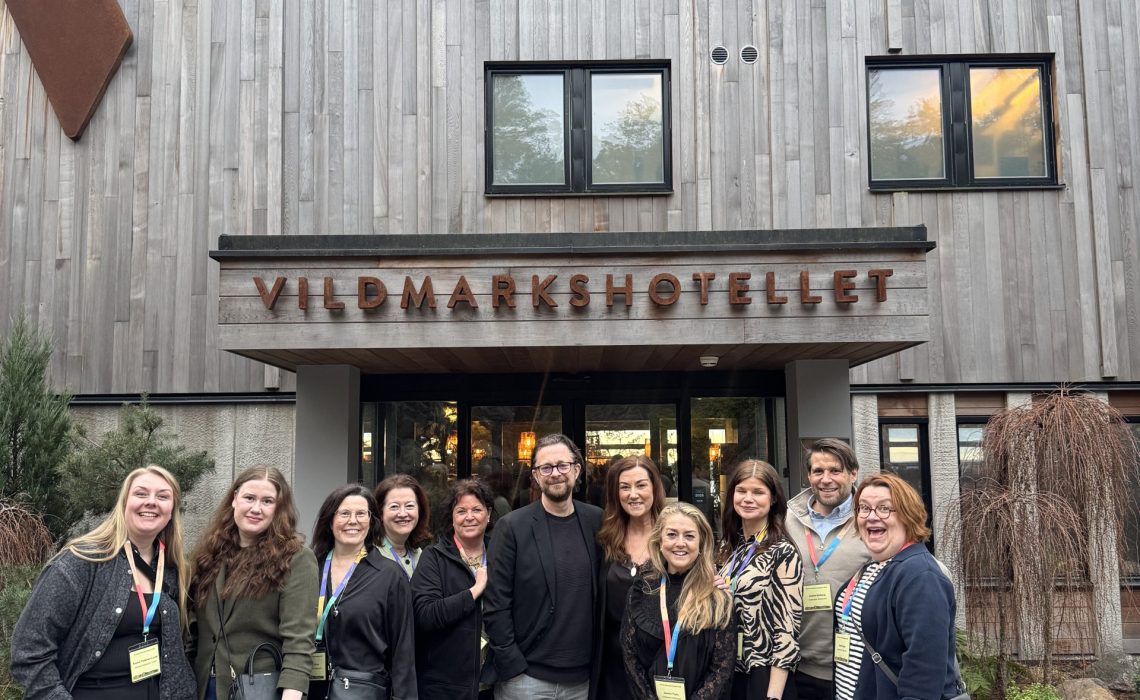 Pauline & Teres tillsammans med kollegorna på Destination Östersund.