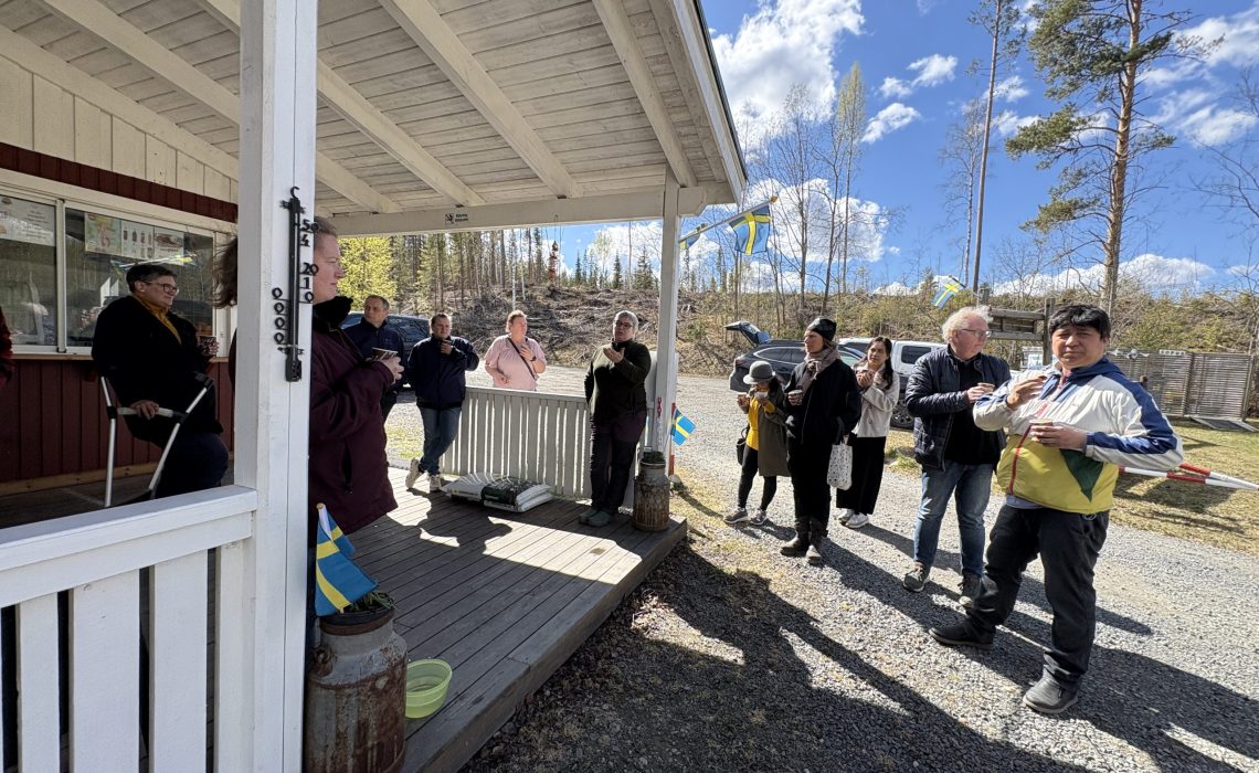 Besök på Hammarstarnds camping maj 2026. Foto: Johan Ericson, JHT