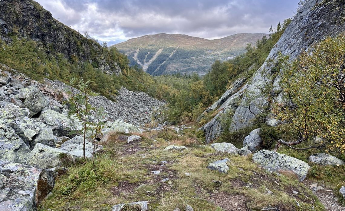 Dromskåran utsikt mot Bydalsfjällens backsystem Anne Adsten