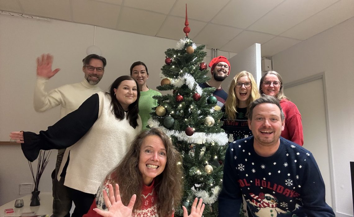 Personalen på Jämtland Härjedalen Turism julen 2025