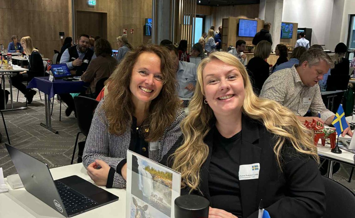 Pauline & Anne på Nordic Workshop i Frankfurt 2025.