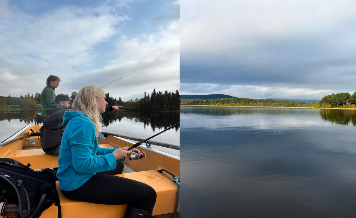 Tidningen Politiken på besök vid Storsjö fiskecamp Camilla Jarefors Åslund