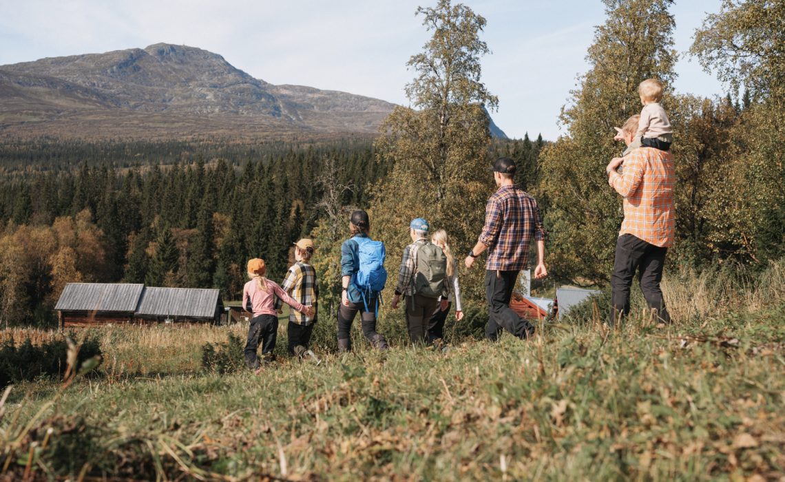 Gäng vandrar i Västjämtland Anette Andersson