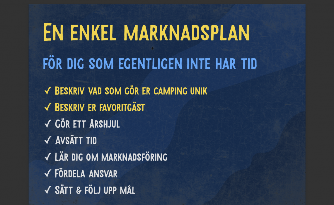 Marknadsföringsplan av Marcus Eldh