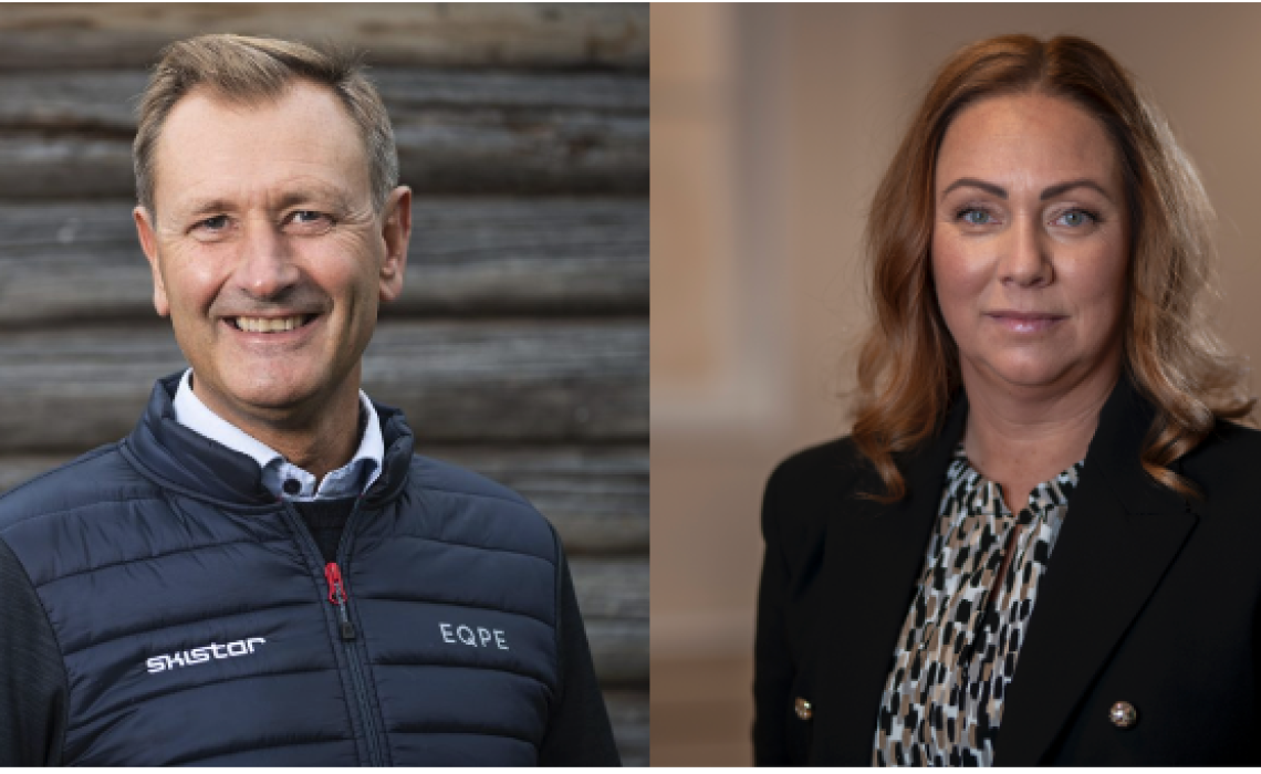 Stefan Sjöstrand Skistar Susanne Andersson VD Visit Sweden