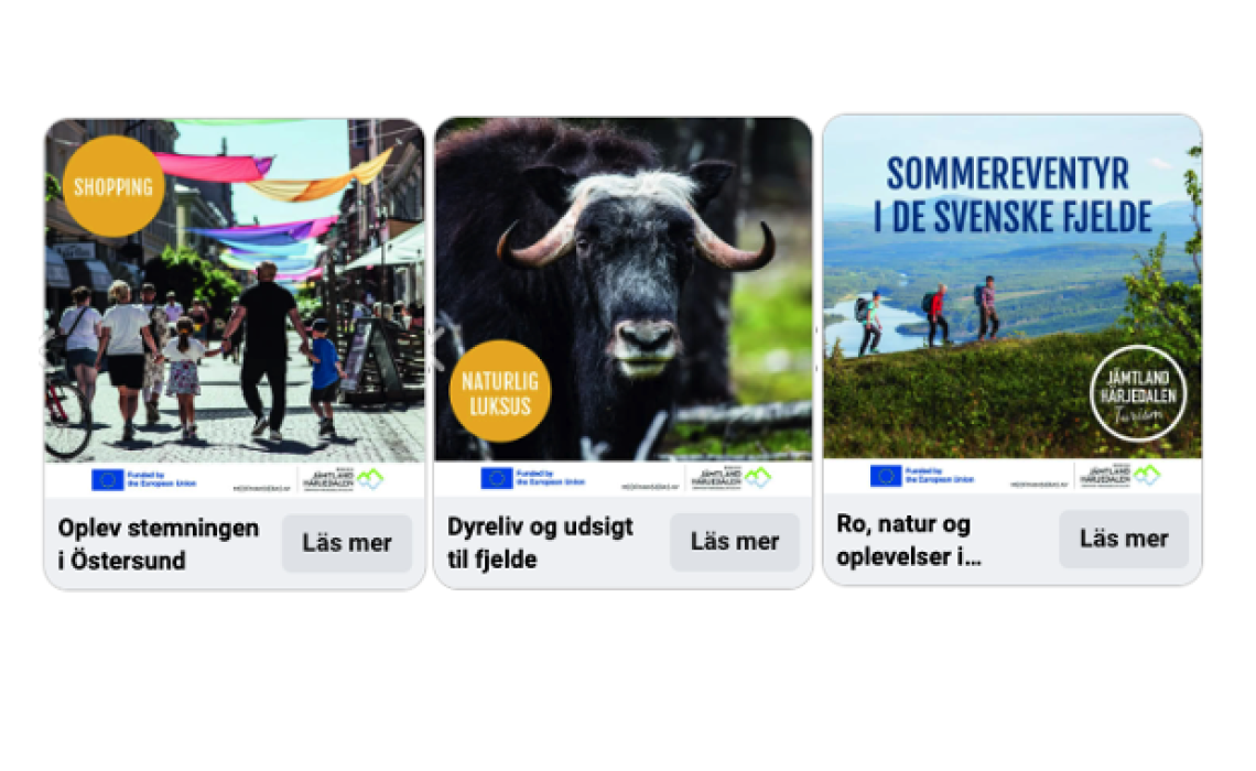 Barmarkskampanj Danmark 2025 Grand North mest klickade bilder.