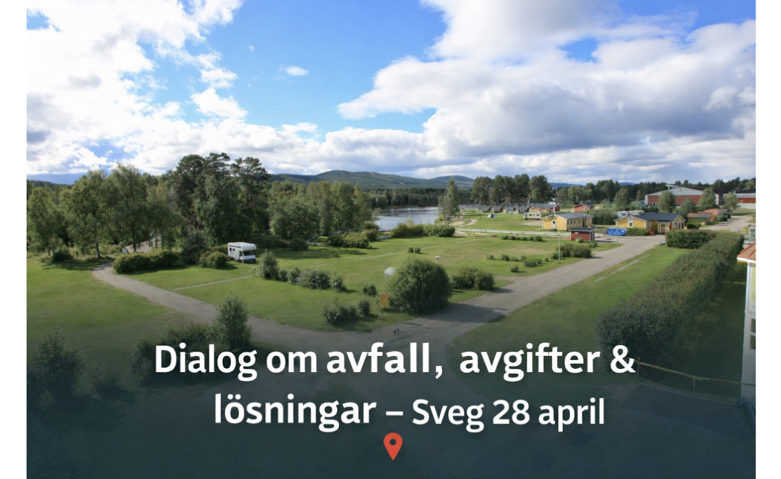 Svegs camping - campingdag 28 April 2026. Foto skapad av Johan Ericson, JHT