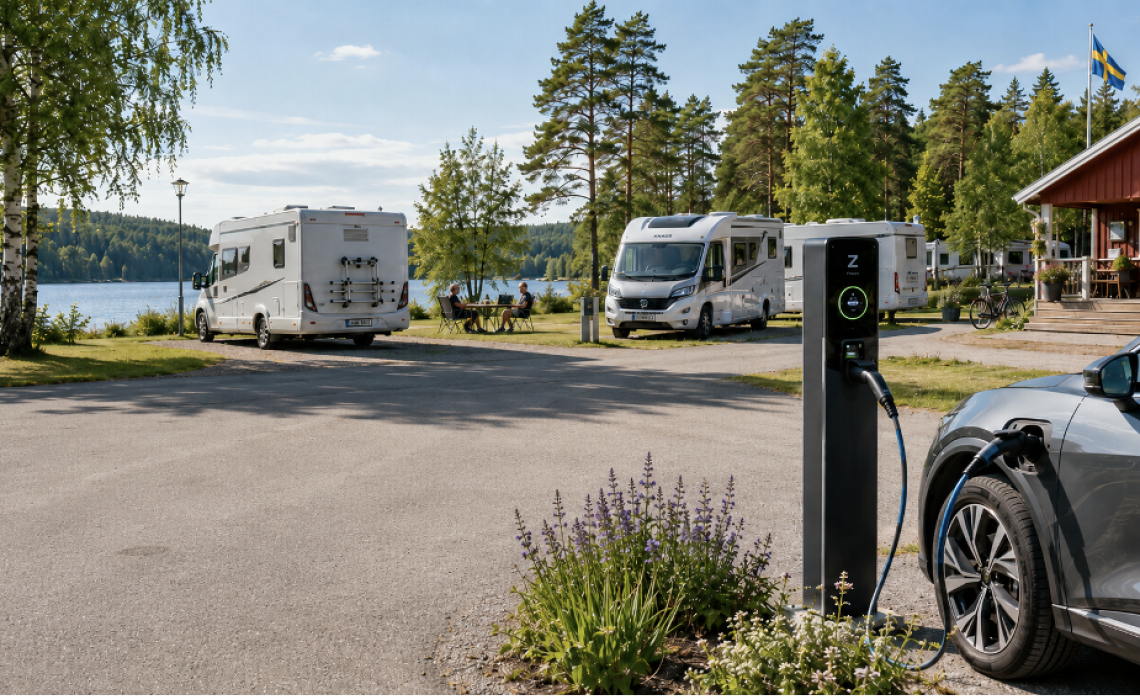 Elladdare camping. Foto: AI