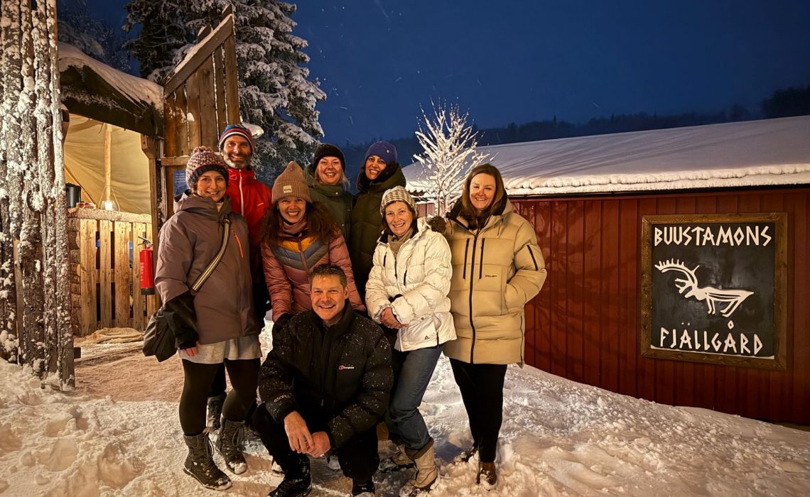 Pressresa Express train to first snow Åre Östersund 2024